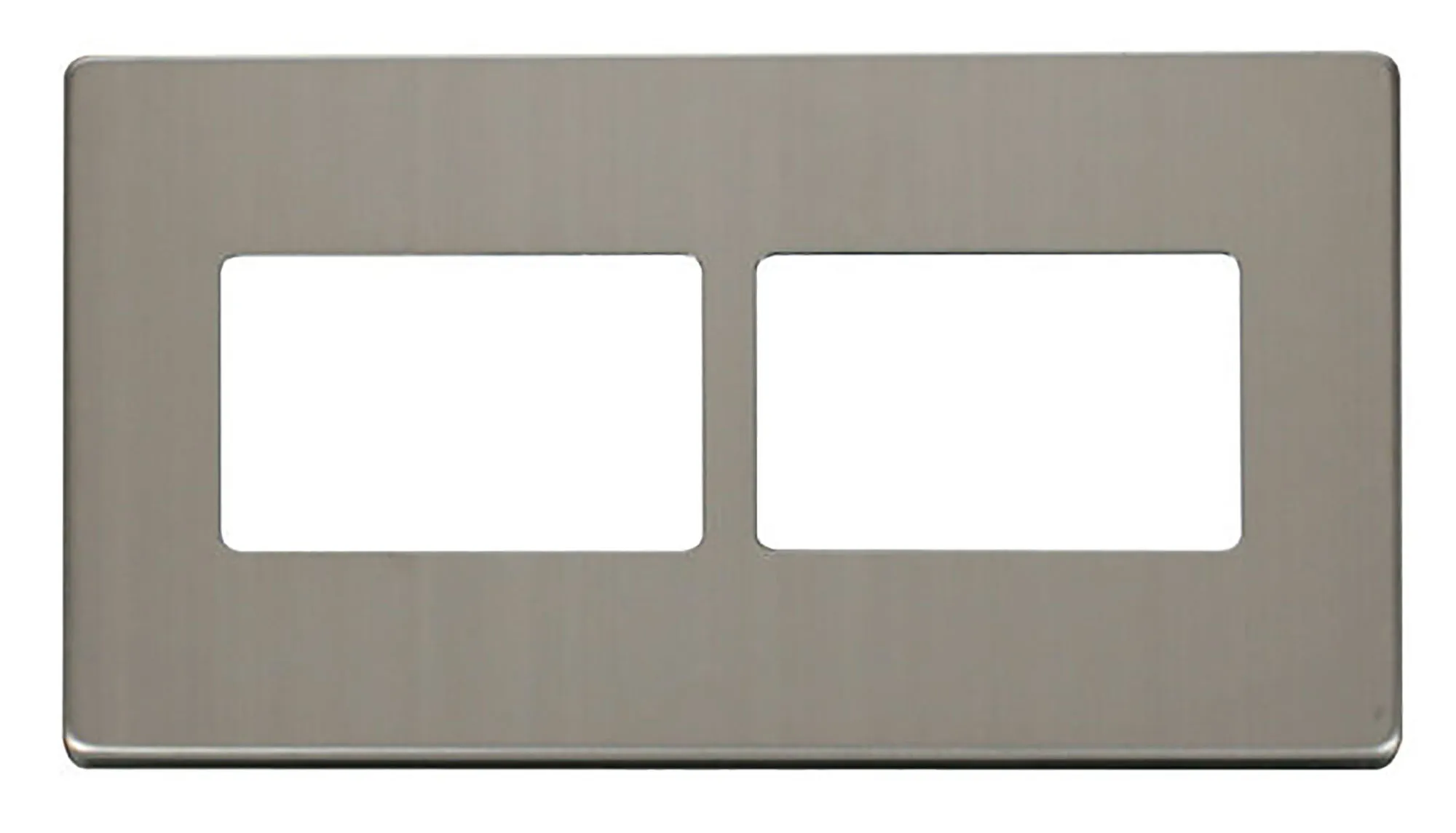 Definity Front Plate Stainless Steel Wiring Accessories Click Decorative Screwless Definity Front Plate Stainless Steel Wiring Accessories Click Decorative Screwless